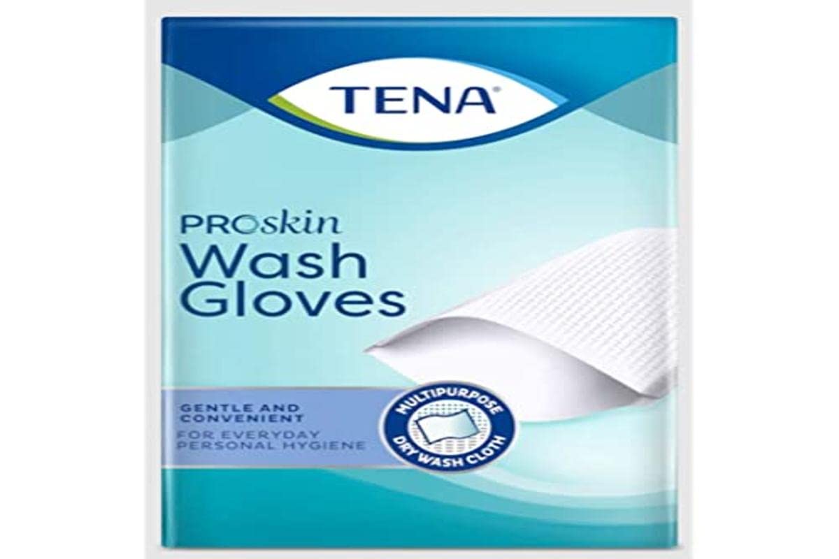 Tena Proskin Wash Gloves Pack of 50