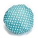 Eslite Waterproof Double Layers Shower Caps for Women(Green, White Dot)