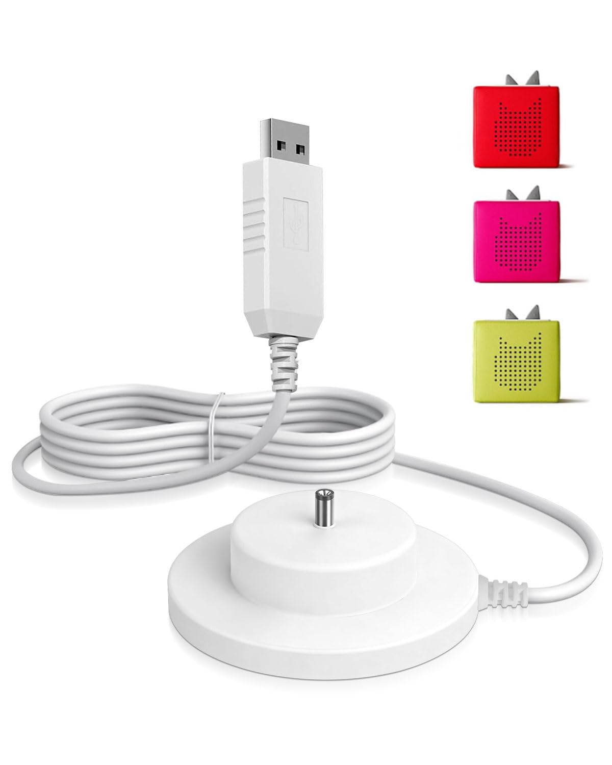 Renifan USB Charging Cable for TonieBox, 1.8M Cable 9V Charger for Toniebox Original, USB Charger Station for Toniebox, Good Replacement of Original Power Cord