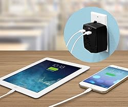 Universal Travel Wall Plug Adapter Charger with
