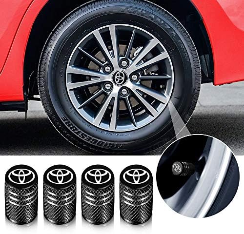 バルブキャップ トヨタ Toyota 車 エアー バルブ キャップ 車用メタル 腐食 防止 4個入