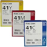 Ricoh 405762, 405763, 405764 Standard Yield Ink Set Colors Only (C/M/Y)