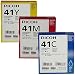 Ricoh 405762, 405763, 405764 Standard Yield Ink Set Colors Only (C/M/Y)