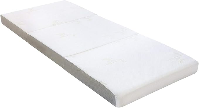tri fold cot mattress