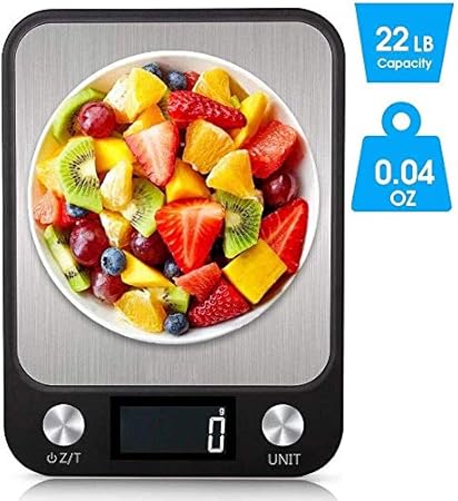 Escala de la Cocina XONGLL Digital, Cocina Digital Escala 5 Kg / 10Kg