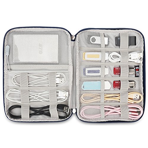 image for BUBM Travel Gear Organizer Electronics Accessories Bag for USB,SD Card