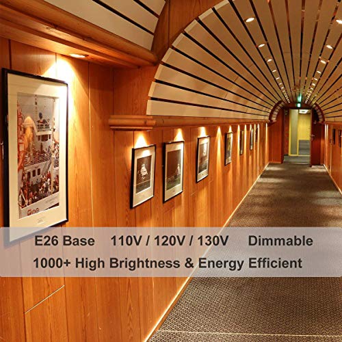 Par30 Halogen Bulb, 75W 120V Halogen Flood Light Bulbs, Premium Quality for Long Lasting Life, E26 Base, 3000K Warm White, Great for Accent Lighting, Tracking Light (6 Pack - Short Neck)