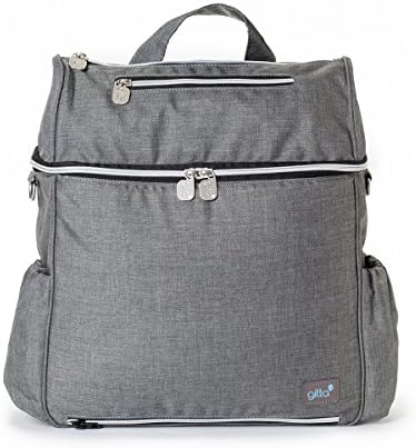 Gitta For2 Multi Function Baby Nappy Changing Diaper backpack, Black Denim