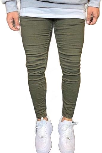 calça jeans com elastico no tornozelo