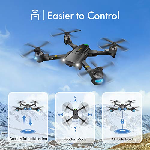 Drone with Camera for Adults - Wide-angle RC Quadcopter for Beginners, FPV Live Video, Altitude Hold, Headless Mode, 3… - Image 3