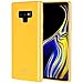 GOOSPERY Pearl Jelly for Samsung Galaxy Note 9 Case (2018) Slim Thin Rubber Case (Yellow)