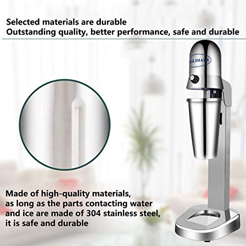 Milkshake Maker Getränkemixer 2 Geschwindigkeitsstufen Drink Cocktail Mixer Aus Edelstahl Für Bar Und Restaurant… – Bild 3