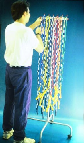 GOAL JRRP7494 71" Black Steel Portable Jump Rope Rack