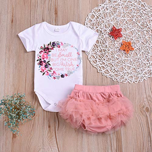 â¤ï¸ï¸ Mealeaf â¤ï¸ï¸ Kids Baby Girl Outfits Clothes Floral Letter Romper Bodysuit+Tutu Dress Sets 6 Month -3 Years White
