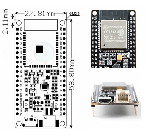 CQRobot ESP32 Development Board - ESP32 Chip, 4 MB of SPI Flash, Tuned Antenna, WiFi/WLAN/Bluetooth Modul, mit 240MHz Dual Core MCU. - Thumbnail 4