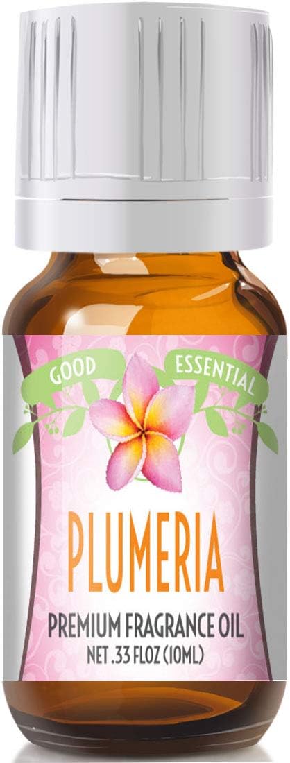 Plumeria Scented Oil by Good Essential (Premium Grade Fragrance Oil) - Perfect for Aromatherapy, Soaps, Candles, Slime, Lotions, and More!