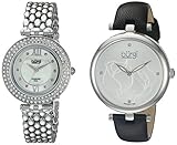 Burgi Women's BUR152SS Silver Quartz Watch Set Including BUR151SS And BUR126SS