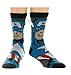 Captain America Winged Crew Sock