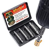Damaged Screw Extractor Set - Remover Set by Aisxle - Easily Remove Stripped or Damaged Screws - Set of 4 Stripped Screw Removers