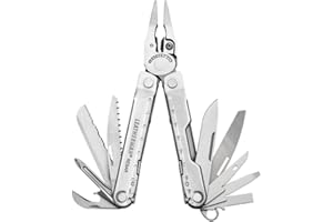 LEATHERMAN, Rebar Multitool with Premium Replaceable Wire Cutters and Saw, Stainless Steel