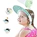 Baby Shower Cap Bath Wash Shampoo Visor Adjustable Bathing tub Head Hair Rinser hat Protection Kid and Toddler (Blue)