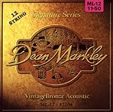 Dean Markley VintageBronze Signature Series Acoustic 12-String, 11-50, 2204, Medium Light