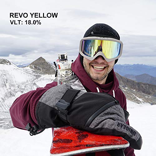 image for Unigear Skido X1 Ski Goggles, Snowboard Snow Goggles for Men, Women & 