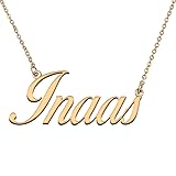 HUAN XUN Customized Custom Simple Any Name Necklace