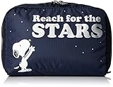 LeSportsac Peanuts X Extra Large Rectangular Cosmetic Case, Reach for the Stars