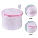 ELValley Mesh Laundry Bags, Set of 5 Bra Lingerie Wash Bag Travel Wash Bag for Bras, Delicates, Blouse, Hosiery, Stocking, Underwear (Multi-Size, White)