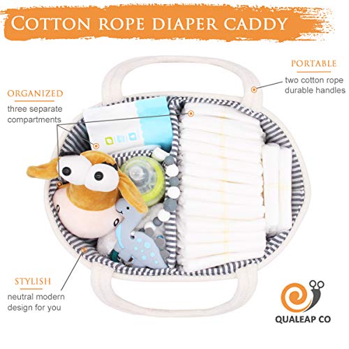 1 Cotton+Rope+Baby+Diaper+Caddy