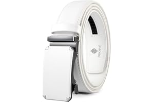 DOOPAI Belt Men, Ratchet Belt Dress Adjustable 1 3/8" Genuine Leather Designer Belt, Size Length Can be Cut, with Gift Box
