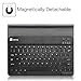 Fintie Folio Keyboard Case for Samsung Galaxy Tab S4 10.5 2018 Model SM-T830/T835/T837, Premium PU Leather Stand Cover with Removable Wireless Bluetooth Keyboard, Black