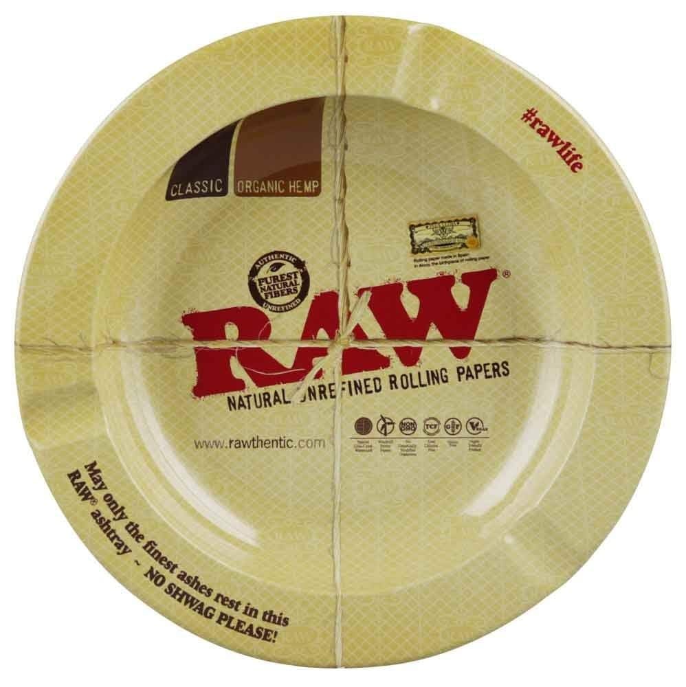 RAW 18443 Magnetic Ashtray, Metal, Yellow, S