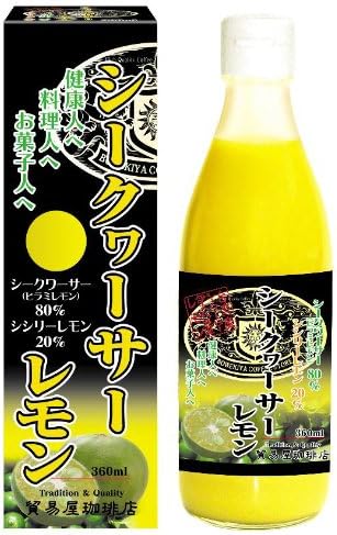 Amazon 貿易屋珈琲店 シークワーサーレモン 360ml 貿易屋珈琲店 野菜ジュース フルーツジュース 通販