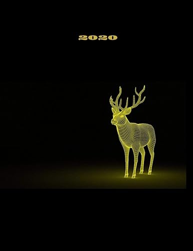 Download 2020: Planner - 1 Day per Page - January to December 2020-  Agenda, Calendar, Schedule Organizer and Journal Notebook – Deer symbolism: spirit of ... femininity personified. Spiritual authority PDF