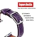 Band for Apple Watch 38mm, Guangzhi Genuine Leather Wrist Staps Replacement Band with Square Buckle Clasp for iWatch Series 1 / 2 / 3, Sport, Edition,38mm,Purple