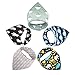 YISSVIC Baby Bandana Drool Bibs,Unisex 10 Pack Gift Set for Drooling and Teething 100% Organic Cotton Soft and Absorbent for Boys and Girls