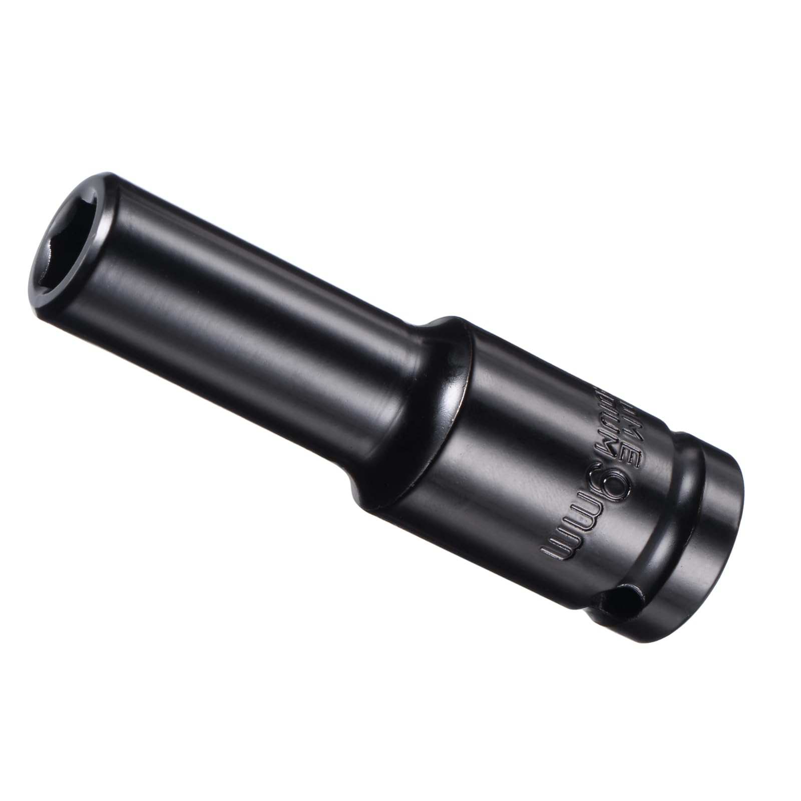 CoCud Deep Impact Socket, 1/2" Drive 9mm Socket, CR-V Steel Rounded Corner Design 6-Point Deep Impact Socket - (Applications: for Screw Installation and Removal) — image 1