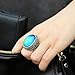 Mojo Classic Abstract Pattern Antique Sterling Silver Plating Big Oval Stone Color Change Mood Ring MJ-RS029 (7)