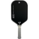 8 pickleball SCT Foam Elongated Pickleball Paddle - T700 Raw Carbon Fiber | Special Carbon-Lined Foam Power Core | Unmatched Power & Reach | Silver Electroplated Edge Guard | Performance Gradient Grip