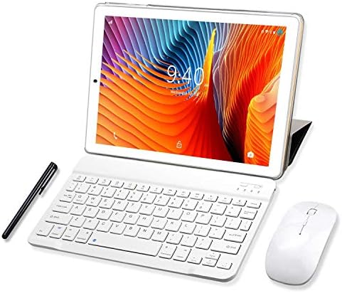 Tablet 10 Pulgadas YOTOPT, 4GB de RAM y 64 GB de Memoria 4G LTE Tableta Android 9.0 Certificado por Google GMS Dobles SIM y TF, GPS WiFi Soporte (Oro) 2 51XfI6 WE3L. AC