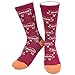 Bacon Pig Socks - Funny Funky Crazy, Unique, Novelty Socks - Kids, Womens & Mens, Bacon Pig, X-LARGE (W 10-13 , M 9-12)