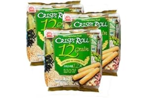OVO-VEGETARIAN FOOD Ovo-Vegetarian 12 Grain Crispi Non-Fried Rolls (18 rolls) 3 Pack