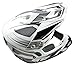 Vega Helmets VRX Advanced Off Road Motocross Dirt Bike Helmet (Black Venom Graphic, Large)