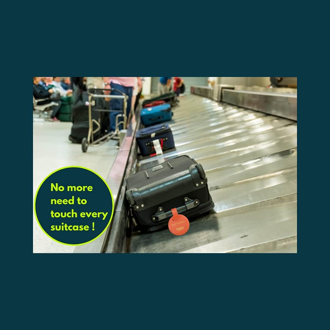Bright Neon Luggage Tags for Travel, Easily Seen Luggage Identifiers for Suitcases, Spot Your Bags Easily with Our Tags 5 Pack: Office Products