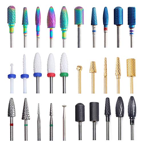 Milling Cutter For Manicure 1pcsdrill Carbide Ceramics Milling Cutter For Manicure Drill Bit Burrgel Cuticle Remover Manicure Machine Tool La745