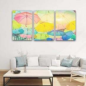 3 Panel Colorful Pictures Home Wall for Bedroom...
