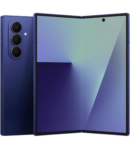 Amazon.com: Samsung Galaxy Z Fold7, 256GB, Blue Shadow - Locked to