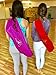 Ashan cradle - Healthy Posture Support Strap and Yoga Shoulder Bag. (Purple, Large)